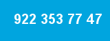 922 353 77 47 922 353 77 47